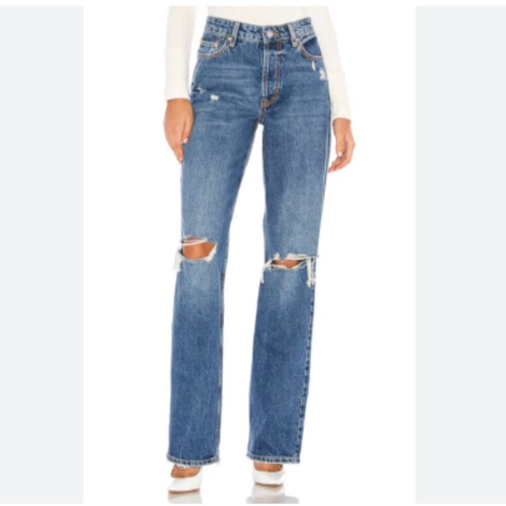 Free People Wild Flower Jeans